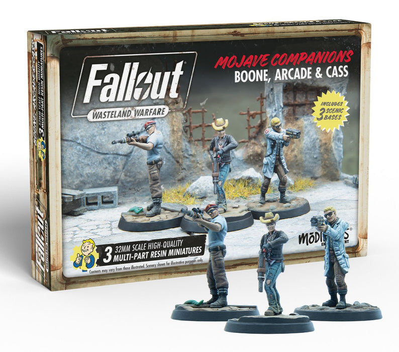 Fallout: Wasteland Warfare - Mojave Companions - Boone Arcade and Cass - for just $26! 