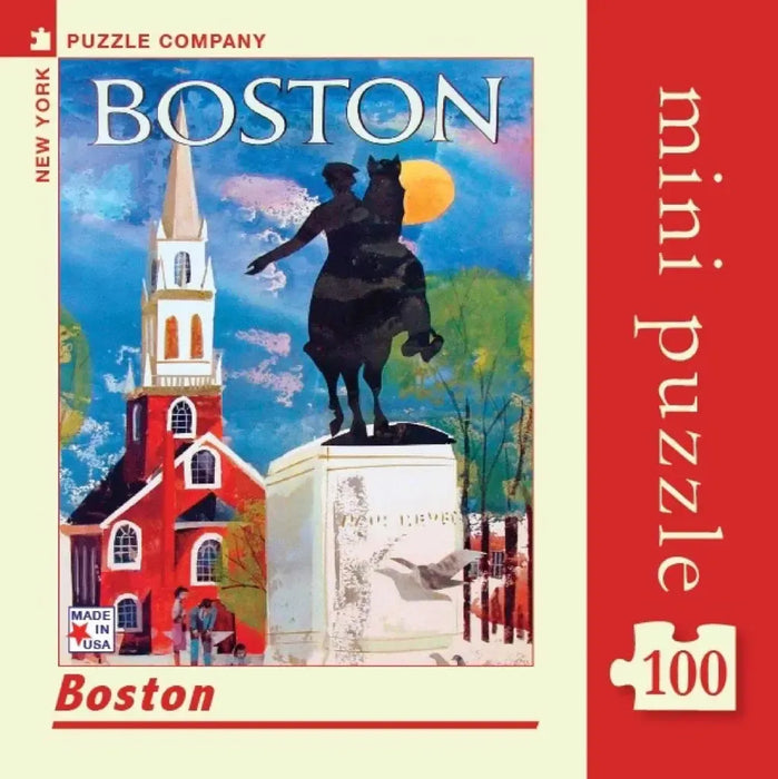 Boston 100 Piece Mini Jigsaw Puzzle NYPC - for just $11.99! 