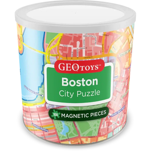 Boston City 100 Piece Magnetic Jigsaw Puzzle Geotoys - for just $11.99! 
