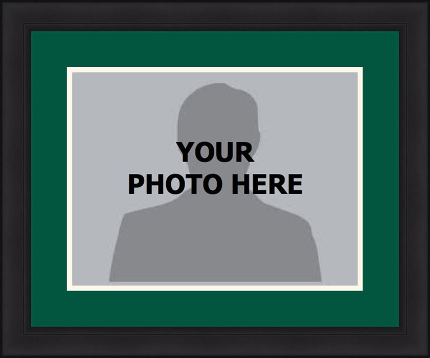 NBA Basketball Photo Picture Frame Kit - Dallas Mavericks (Green Matting, White Trim) - for just $29.99! 