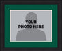 NBA Basketball Photo Picture Frame Kit - Dallas Mavericks (Green Matting, White Trim) - for just $29.99! 