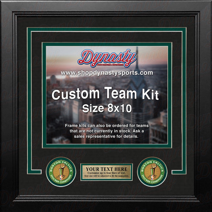 Boston Celtics 2024 NBA Champions Custom NBA Basketball 8x10 Picture Frame Kit (Multiple Colors) - for just $29.99! 
