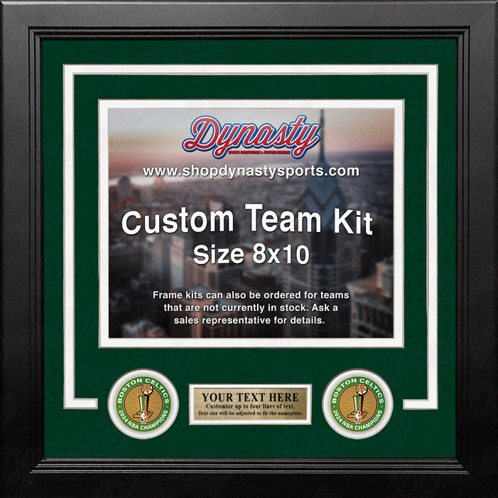 Boston Celtics 2024 NBA Champions Custom NBA Basketball 8x10 Picture Frame Kit (Multiple Colors) - for just $29.99! 