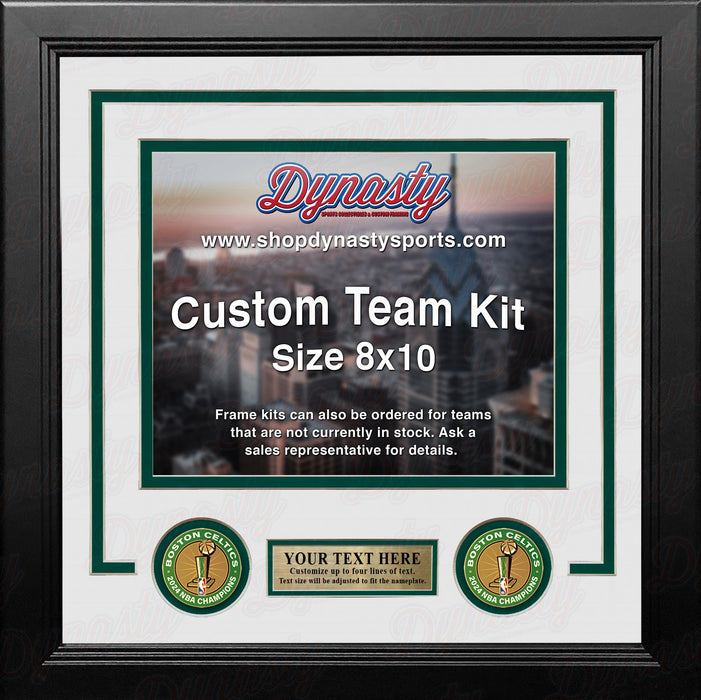 Boston Celtics 2024 NBA Champions Custom NBA Basketball 8x10 Picture Frame Kit (Multiple Colors) - for just $29.99! 