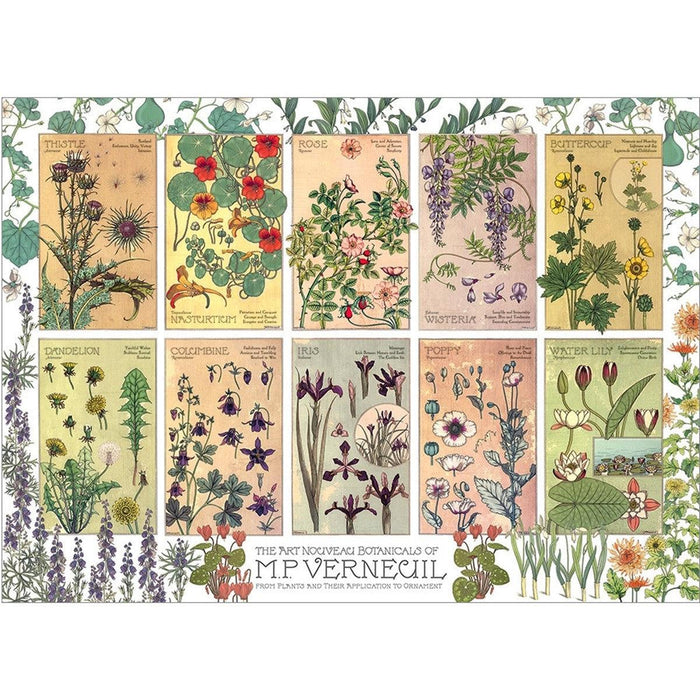 Botanicals by Verneuil 1000 Piece Jigsaw Puzzle Cobble Hill - for just $19.99! 