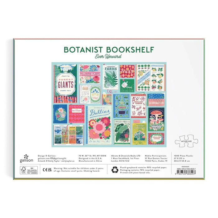 Botanist Bookshelf 1000 Piece Jigsaw Puzzle Galison - for just $19.99! 