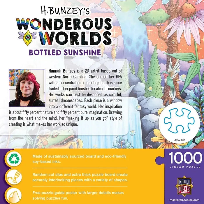 Bottled Sunshine Wonderous Worlds 1000 Piece Jigsaw Puzzle MasterPieces - for just $17.99! 