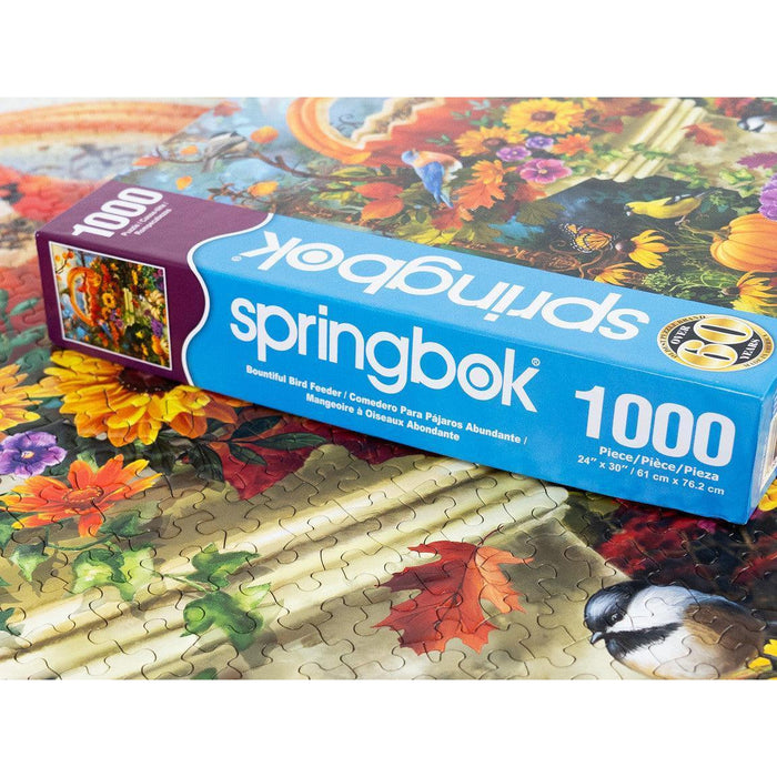 Bountiful Birdfeeder 1000 Piece Jigsaw Puzzle Springbok - for just $19.99! 