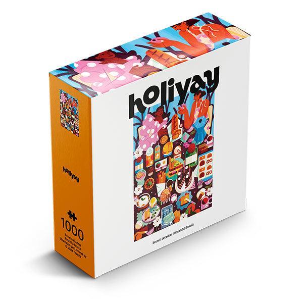 Bountiful Brunch 1000 Piece Jigsaw Puzzle Holiyay - for just $29.99! 