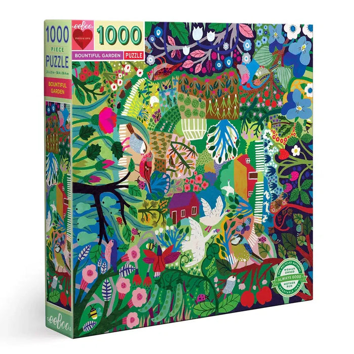 Bountiful Garden 1000 Piece Jigsaw Puzzle eeBoo - for just $26.99! 