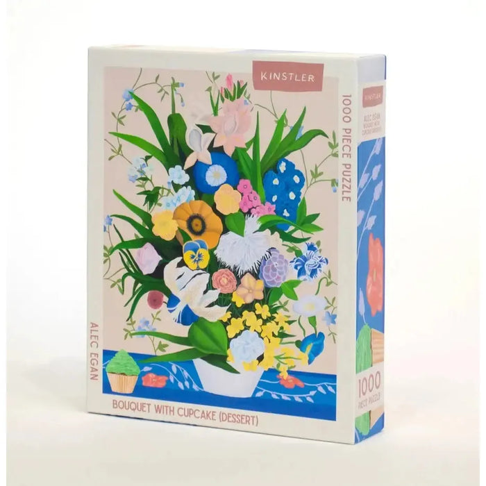 Bouquet with Cupcake (Dessert) 1000 Piece Jigsaw Puzzle Kinstler - for just $24.99! 
