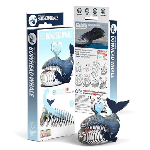Bowhead Whale 3D Cardboard Model Kit Eugy - for just $11.99! 