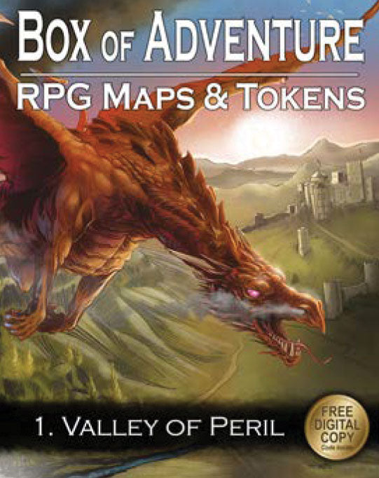 Box of Adventure: Valley of Peril - RPG Maps & Tokens - for just $32! 