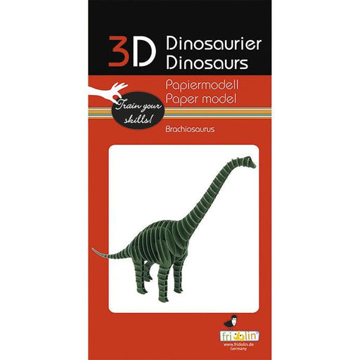 Brachiosaurus 3D Cardboard Model Kit Fridolin - for just $7.99! 
