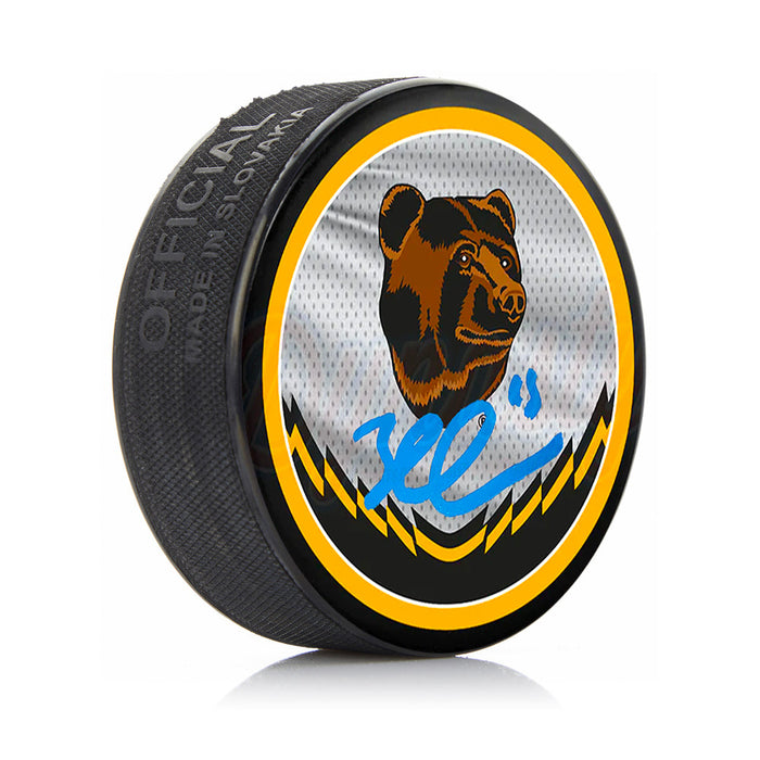 Brad Marchand Boston Bruins Autographed 2022 Reverse Retro Hockey Puck - for just $129.99! 