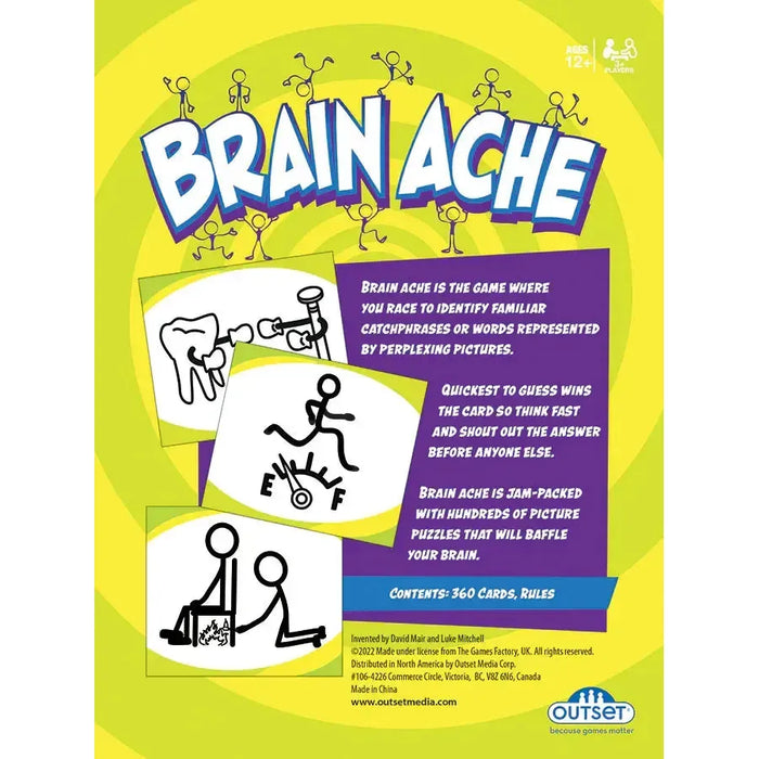 Brain Ache - The Puzzling Picture Game - Outset - for just $17.99! 