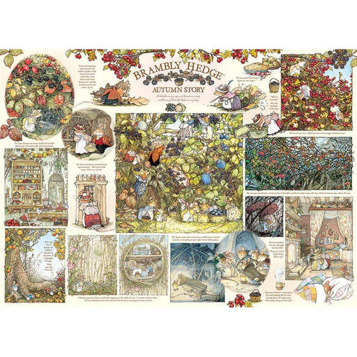 Brambly Hedge Autumn Story 1000 Piece Jigsaw Puzzle Cobble Hill - for just $19.99! 