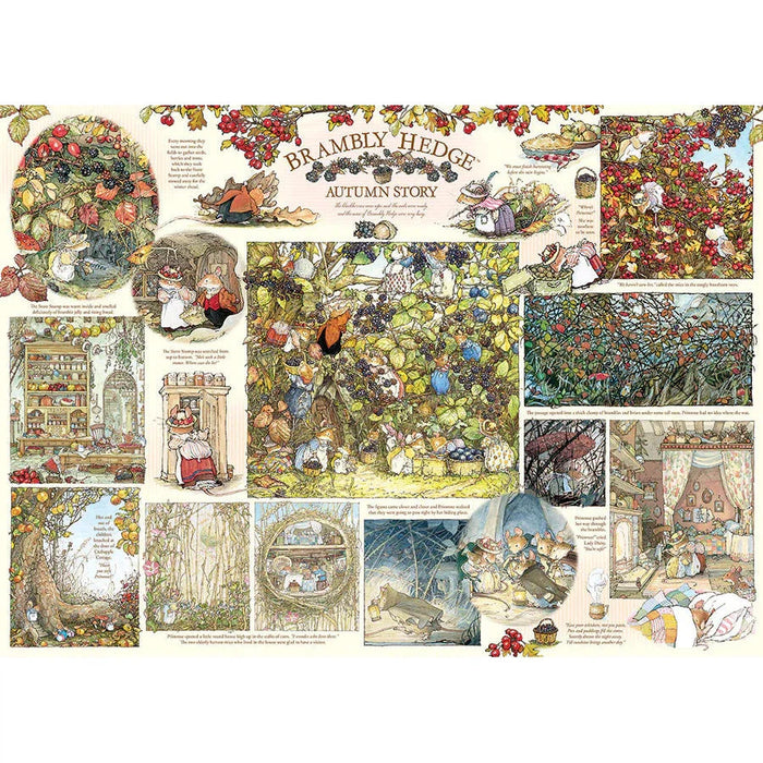 Brambly Hedge Autumn Story 1000 Piece Jigsaw Puzzle Cobble Hill - for just $19.99! 