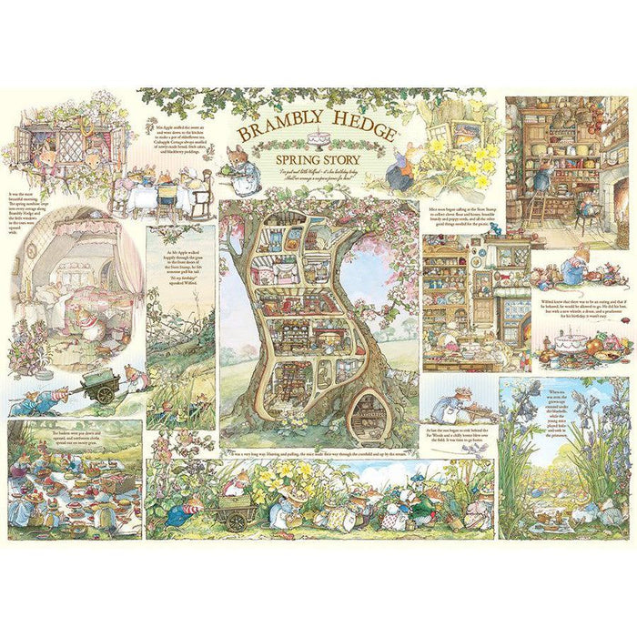Brambly Hedge Spring Story 1000 Piece Jigsaw Puzzle Cobble Hill - for just $19.99! 