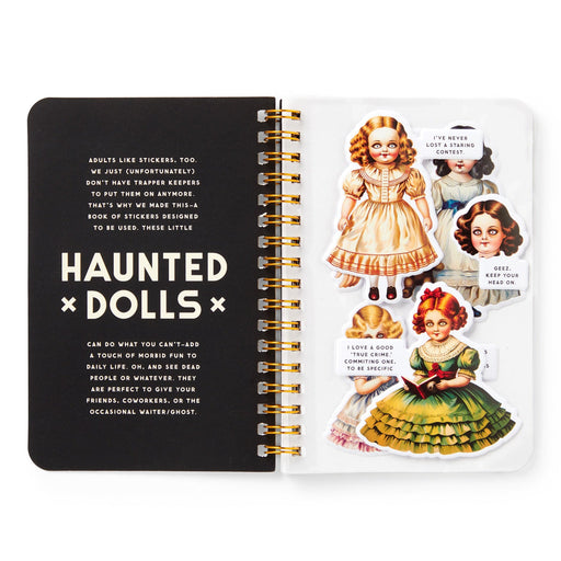 Brass Monkey: Haunted Dolls Sticker Book - for just $9! 
