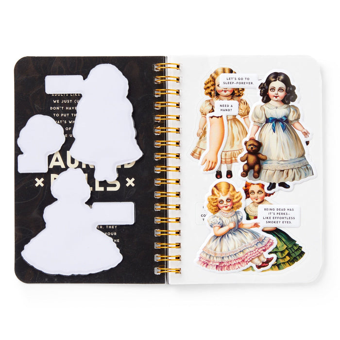 Brass Monkey: Haunted Dolls Sticker Book - for just $9! 