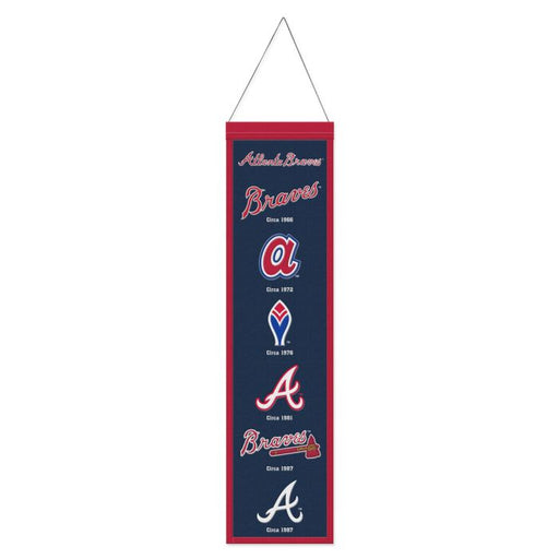 Atlanta Braves 8" x 32" Wool Banner - for just $44.99! 