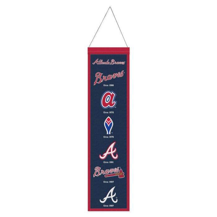 Atlanta Braves 8" x 32" Wool Banner - for just $44.99! 