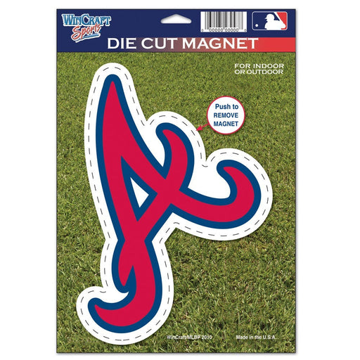 Atlanta Braves 8" Die-Cut Magnet - Premium Magnets - Just $9.99! Shop now at Retro Gaming of Denver