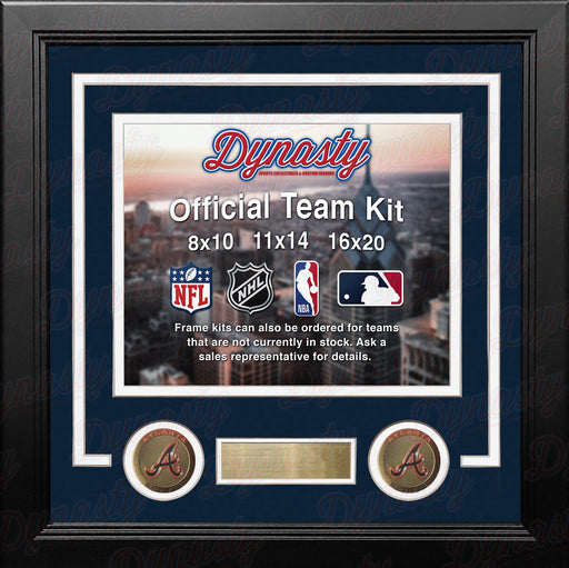 Atlanta Braves Custom MLB Baseball 11x14 Picture Frame Kit (Multiple Colors) - for just $39.99! 