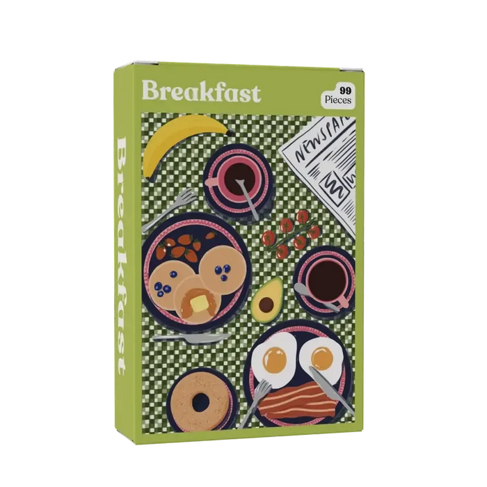 Breakfast 99 Piece Mini Jigsaw Puzzle Puzzledly - for just $9.99! 
