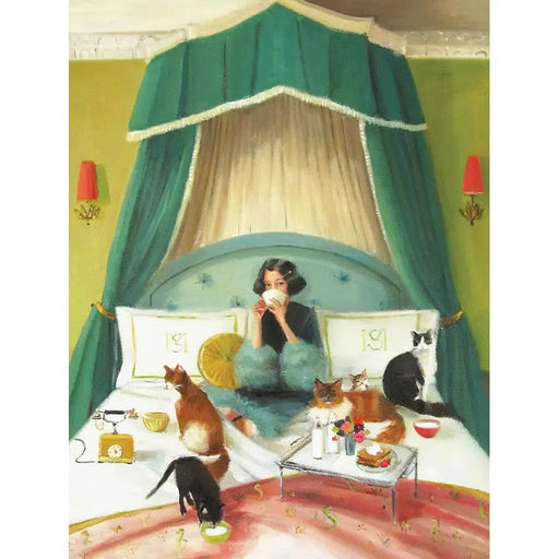 Breakfast in Bed 500 Piece Jigsaw Puzzle NYPC - for just $22.99! 