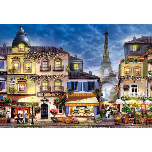 Breakfast in Paris 300 Piece Wood Jigsaw Puzzle Wooden City - for just $24.99! 