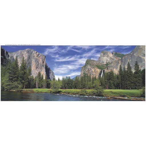 Bridal Veil Falls 504 Piece Panoramic Jigsaw Puzzle Pressman - for just $14.99! 