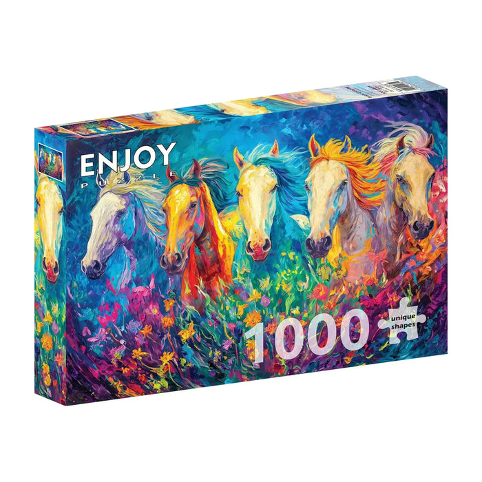 Bright Galloping 1000 Piece Jigsaw Puzzle Enjoy - for just $24.99! 