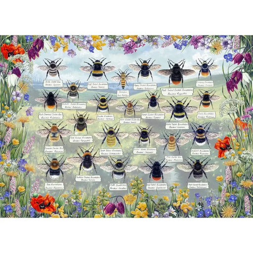 Brilliant Bees 1000 Piece Jigsaw Puzzle Gibsons - for just $24.99! 