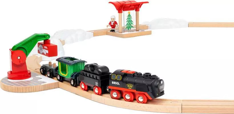 Brio: World Train Set Christmas Steaming Train Set - for just $90.99! 