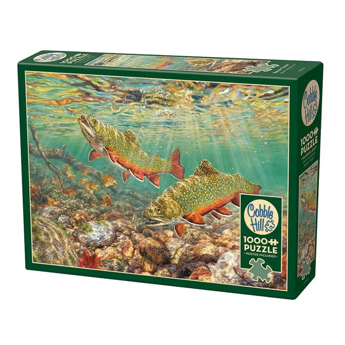 Brook Trout 1000 Piece Jigsaw Puzzle Cobble Hill - for just $19.99! 