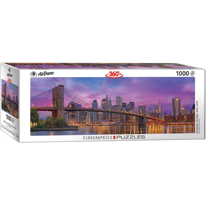 Brooklyn Bridge 1000 Piece Panoramic Jigsaw Puzzle Eurographics - for just $21.99! 