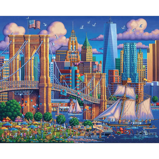 Brooklyn Bridge 210 Piece Jigsaw Puzzle Dowdle - for just $11.99! 