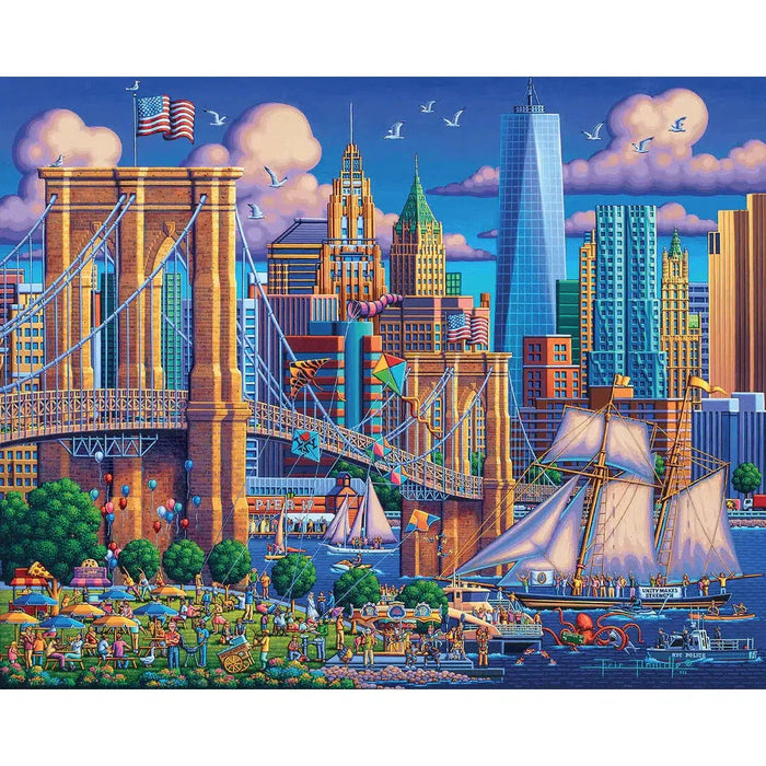 Brooklyn Bridge 210 Piece Jigsaw Puzzle Dowdle - for just $11.99! 