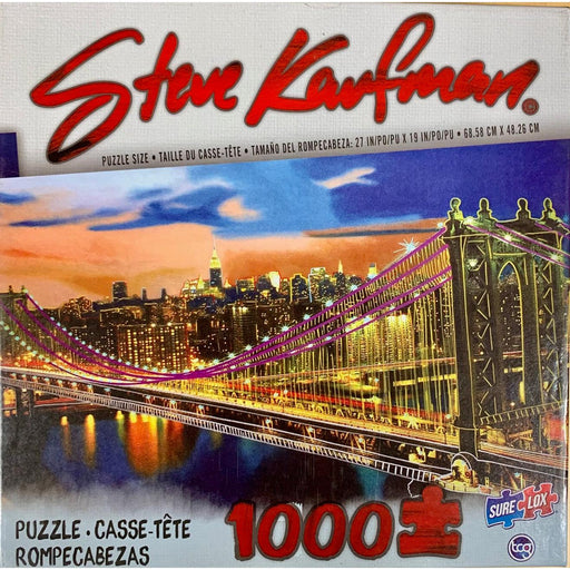 Brooklyn Bridge by Steve Kaufman 1000 Piece Jigsaw Puzzle Sure Lox - for just $14.99! 