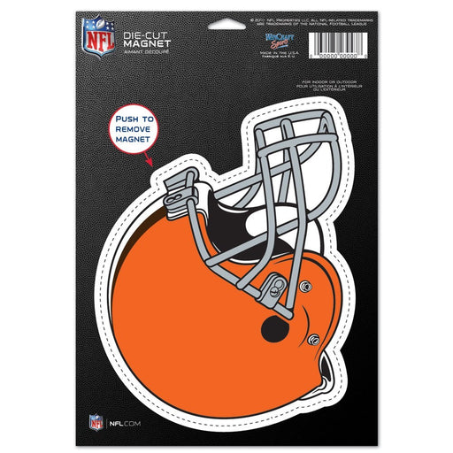 Cleveland Browns NFL Football 8" Die-Cut Magnet - Premium Magnets - Just $9.99! Shop now at Retro Gaming of Denver
