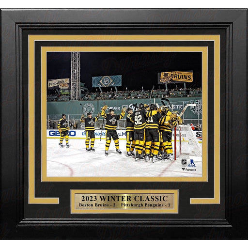 Boston Bruins 2023 Winter Classic Champions Team Celebration 8" x 10" Framed Hockey Photo - Premium Framed Hockey Photos - Just $49.99! Shop now at Retro Gaming of Denver