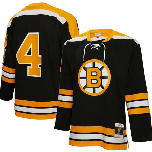 Bobby Orr Boston Bruins Mitchell & Ness Black 1971/72 Blue Line Player Jersey - Premium Jerseys - Hockey - Just $199.99! Shop now at Retro Gaming of Denver