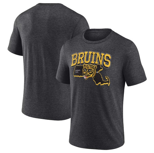 Boston Bruins Centennial Massachusetts Team Vintage Tri-Blend Shirt - Premium T-Shirts - Hockey - Just $39.99! Shop now at Retro Gaming of Denver