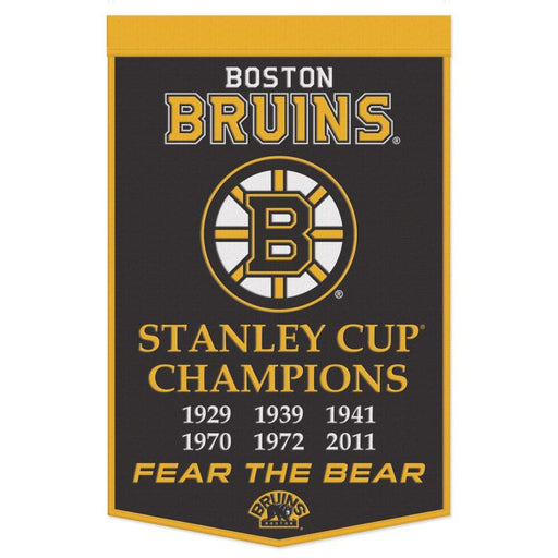 Boston Bruins 24" x 38" Primary Wool Banner - for just $99.99! 