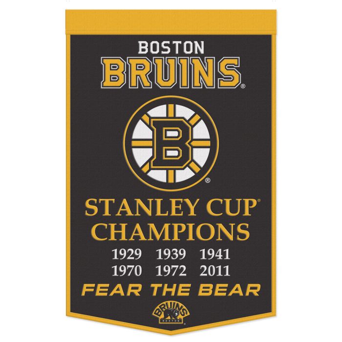 Boston Bruins 24" x 38" Primary Wool Banner - for just $99.99! 