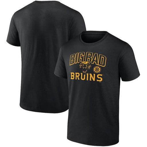 Boston Bruins Black Ice Cluster T-Shirt - Premium T-Shirts - Hockey - Just $34.99! Shop now at Retro Gaming of Denver