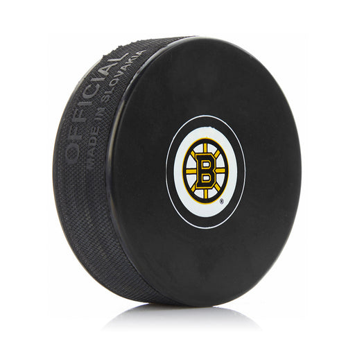 Boston Bruins Autograph Model Logo Hockey Puck - Premium Equipment - Hockey Pucks - Just $7.99! Shop now at Retro Gaming of Denver