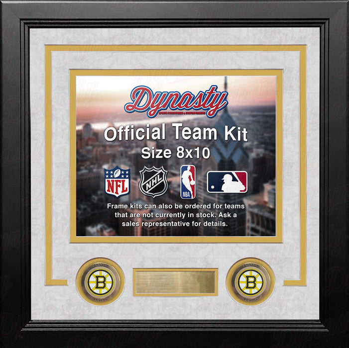 Boston Bruins Custom NHL Hockey 8x10 Picture Frame Kit (Multiple Colors) - for just $29.99! 